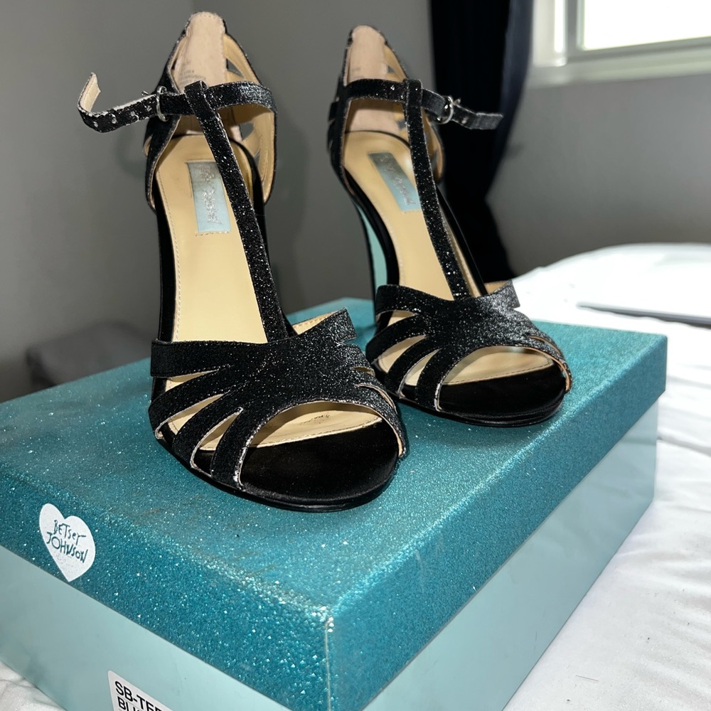 Betsey Johnson sparkly heels